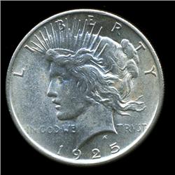 1925 Peace Dollar Choice+ Unc (COI-5647)