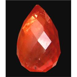 1.14ct Briolette Cut Padparascha Sapphire Nigeria  (GEM-15081)