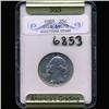 Image 3 : 1966 Washington 25c Quarter Coin Graded GEM (COI-6853)