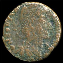 351AD Roman Coin Constantius Gallus Fallen Horseman Better Grade Bronze (COI-5914)