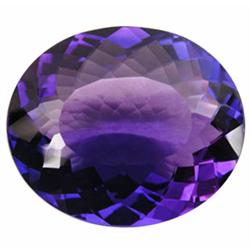 45.90ct Extream Purple Amethyst Oval Cut (GEM-23624)