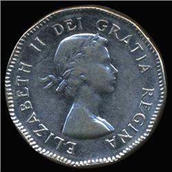 1953 Canada 5c Hi Grade AU (COI-6715)