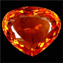 270.30ct Dazzling Pear  Honey Reddish Orange Citrine  (GEM-23316)