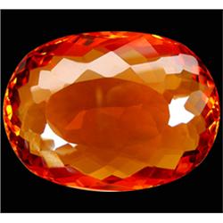 279.70ct Valuable Oval Honey Reddish Orange Citrine  (GEM-23314)