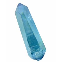 35ct Aqua Aura Quartz Crystal RARE (GEM-20431)