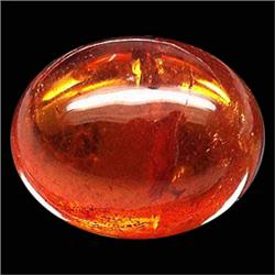 7.24ct Attractive Oval Cabochon Namibia Mandarin Orange Garnet Natural  (GEM-23263)