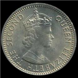 1965 Fiji 6 Pence Elizabeth BU MS64+ (COI-6998)