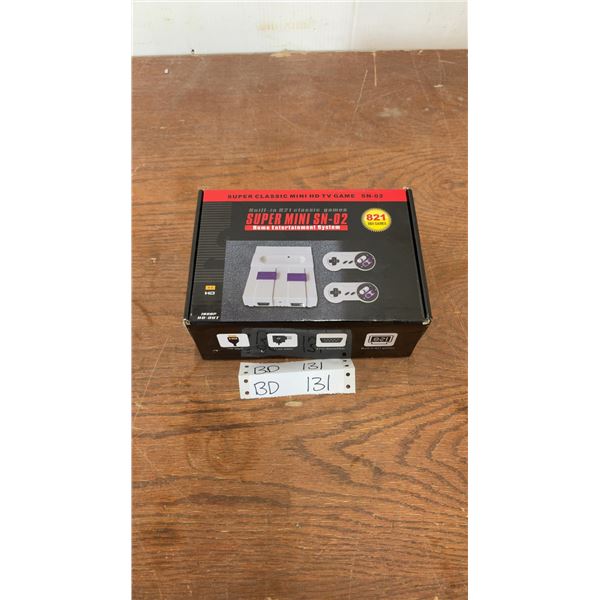 Super Mini SNES 2 Bit Game Console with 821 Built in Games. Works