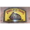 Image 2 : Vintage Lionel Model Trains 3D Wood Advertising Sign. 24” x16”