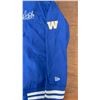 Image 2 : Winnipeg Blue Bombers New Era Nylon Zip Front Jacket. Mens XXL