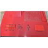 Image 3 : Vintage Retro Red Toshiba RC-8150 F Electronic Clock Radio. Space Age Design. works