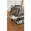 Image 2 : Vintage Mid Century Art Deco Chrome Sail Boat Lamp. By Leviton, Works