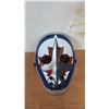 Image 7 : Winnipeg Jets Lot: 2 Framed Posters, 3 Mens XL Sweatshirts, Retro Hat, Goalie Mask ETC.