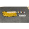 Image 1 : Vintage First Nations Hunting Knife with Beaded Handle and Fringed Suede Sheath