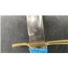 Image 4 : Vintage First Nations Hunting Knife with Beaded Handle and Fringed Suede Sheath