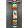 Image 6 : Vintage First Nations Hunting Knife with Beaded Handle and Fringed Suede Sheath