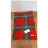 Image 1 : Vintage Mid Century Seafield Mohair and Wool Plaid Throw Blanket. made In Scotland