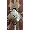 Image 2 : Vintage Brutalist Wall Clock, Mid-Century Starburst Design, Works