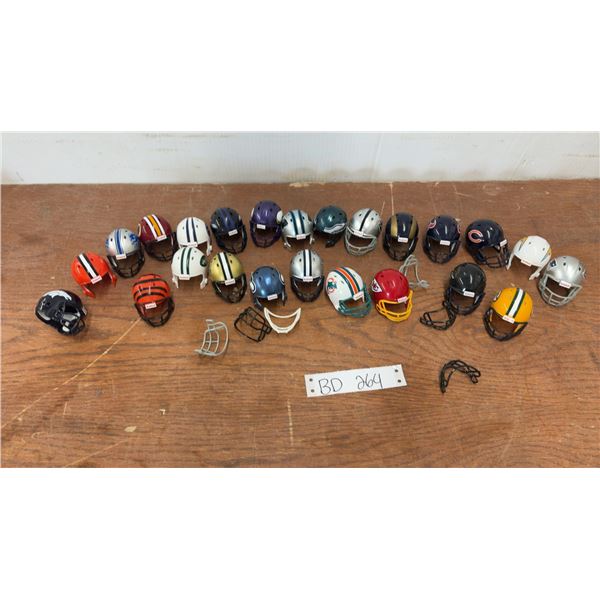 Vintage NFL Riddell Mini Pocket Football Helmet Lot