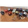 Image 2 : Vintage NFL Riddell Mini Pocket Football Helmet Lot