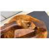 Image 3 : Vintage Hand-Carved Burl Wood Basket With Handle, 14” x 13” x 10” High