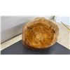 Image 7 : Vintage Hand-Carved Burl Wood Basket With Handle, 14” x 13” x 10” High