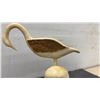 Image 4 : Outstanding Vintage Moose Antler Carving of a Canada Goose, 10” Height