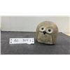 Image 1 : Vintage First Nations Inuit Carved Stone Ookpik Owl, 4 1/2” x 4 1/2”