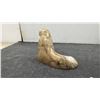 Image 10 : Vintage Inuit Soapstone Carving Lot: Unique Walrus, Whale and Otter, as Well as Boma Figure
