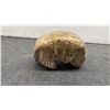 Image 6 : Vintage Inuit Soapstone Carving Lot: Unique Walrus, Whale and Otter, as Well as Boma Figure