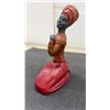 Image 3 : Vintage Mid-Century Devonware Blackmore Hand-Painted Figures, 7 1/2” Tall