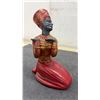 Image 4 : Vintage Mid-Century Devonware Blackmore Hand-Painted Figures, 7 1/2” Tall