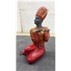 Image 5 : Vintage Mid-Century Devonware Blackmore Hand-Painted Figures, 7 1/2” Tall