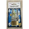 Image 2 : 19 New Brass Padlock 40mm / 3” Extra Long Shackle