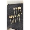 Image 11 : Assorted Silverplate Flatware: Serving Ware, Salt, Pepper Shakers, Candlestick Holders