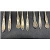 Image 15 : Assorted Silverplate Flatware: Serving Ware, Salt, Pepper Shakers, Candlestick Holders