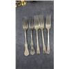 Image 17 : Assorted Silverplate Flatware: Serving Ware, Salt, Pepper Shakers, Candlestick Holders