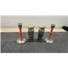 Image 19 : Assorted Silverplate Flatware: Serving Ware, Salt, Pepper Shakers, Candlestick Holders