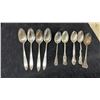 Image 2 : Assorted Silverplate Flatware: Serving Ware, Salt, Pepper Shakers, Candlestick Holders