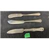 Image 8 : Assorted Silverplate Flatware: Serving Ware, Salt, Pepper Shakers, Candlestick Holders