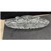 Image 8 : Cut Crystal and Glassware Lot: Two Covered Butter Dishes, Divided Dish, Two Creamers, Sugar Bowl