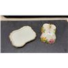Image 8 : Biscuit Barrel, Cheese Lid Dish, C and S Spring Melory-Paragon, and Vintage Lucite Mirrored Vanity