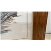 Image 3 : Two Framed Wildlife Pictures: Balke Green-Winged Teal and Quail in Snow Scene, Largest 15 × 18”
