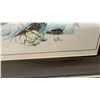 Image 7 : Two Framed Wildlife Pictures: Balke Green-Winged Teal and Quail in Snow Scene, Largest 15 × 18”
