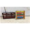 Image 3 : 5 Vintage Wood Abacus and Vintage Roller Skates with Instructions and Box