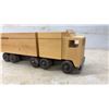 Image 12 : 2 Plastic Bus Banks, Wooden Lakehead Truck and Corgi London Silver Jubilee Bus in Box