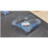 Image 3 : 5-Piece Vintage Cambridge Caprice Moonlight Blue Glass and 4-Piece Depression Glass