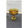 Image 8 : 5-Piece Vintage Cambridge Caprice Moonlight Blue Glass and 4-Piece Depression Glass