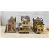 Image 3 : 3 Christmas Light Up Houses 8” H x 7” W, and Power Cords