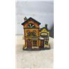 Image 7 : 3 Christmas Light Up Houses 8” H x 7” W, and Power Cords